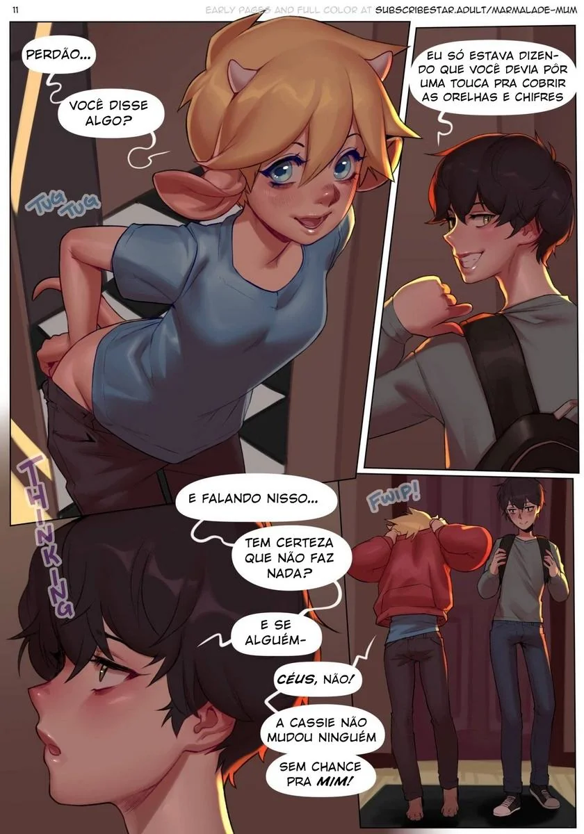 Revelações Sinistras em Chemistry Class: Buceta Molhada e Pica Dura em HQ Brasileiro