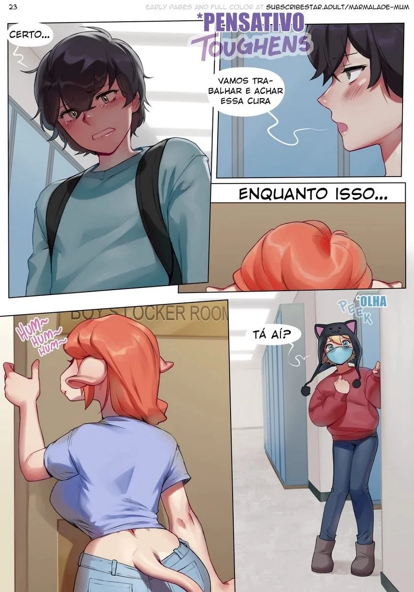 Revelações Sinistras em Chemistry Class: Buceta Molhada e Pica Dura em HQ Brasileiro