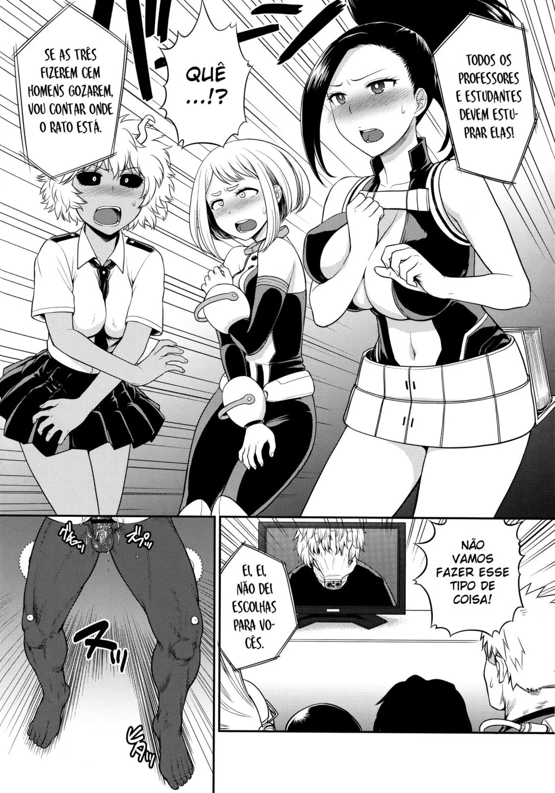 Gangbang na Academia: Shigaraki Sequestra Nezu para Orgia – HQ Brasileiro