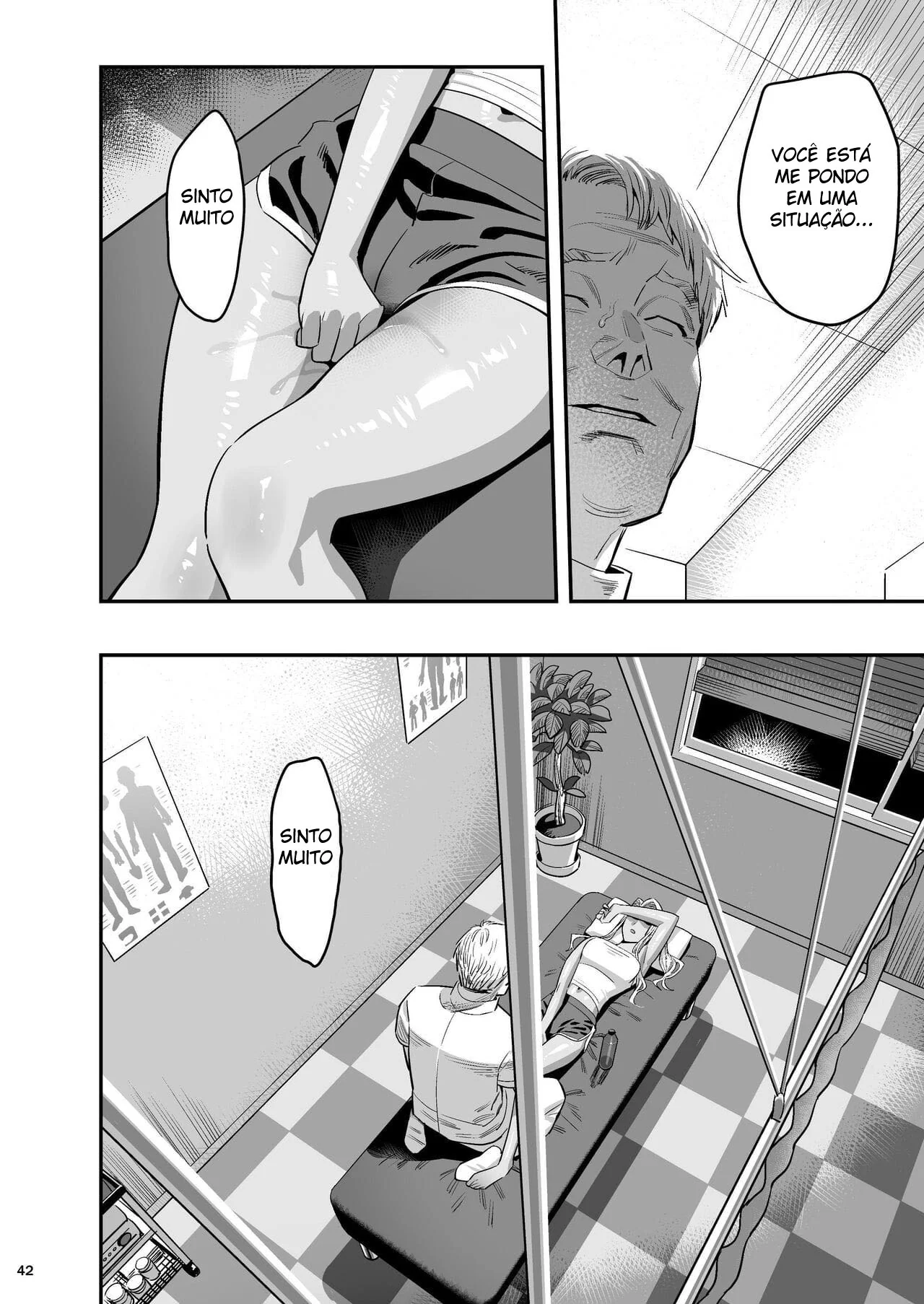 Quiroprata Tarado e o Triângulo Amoroso na Sala de Massagem – Hentai HQ