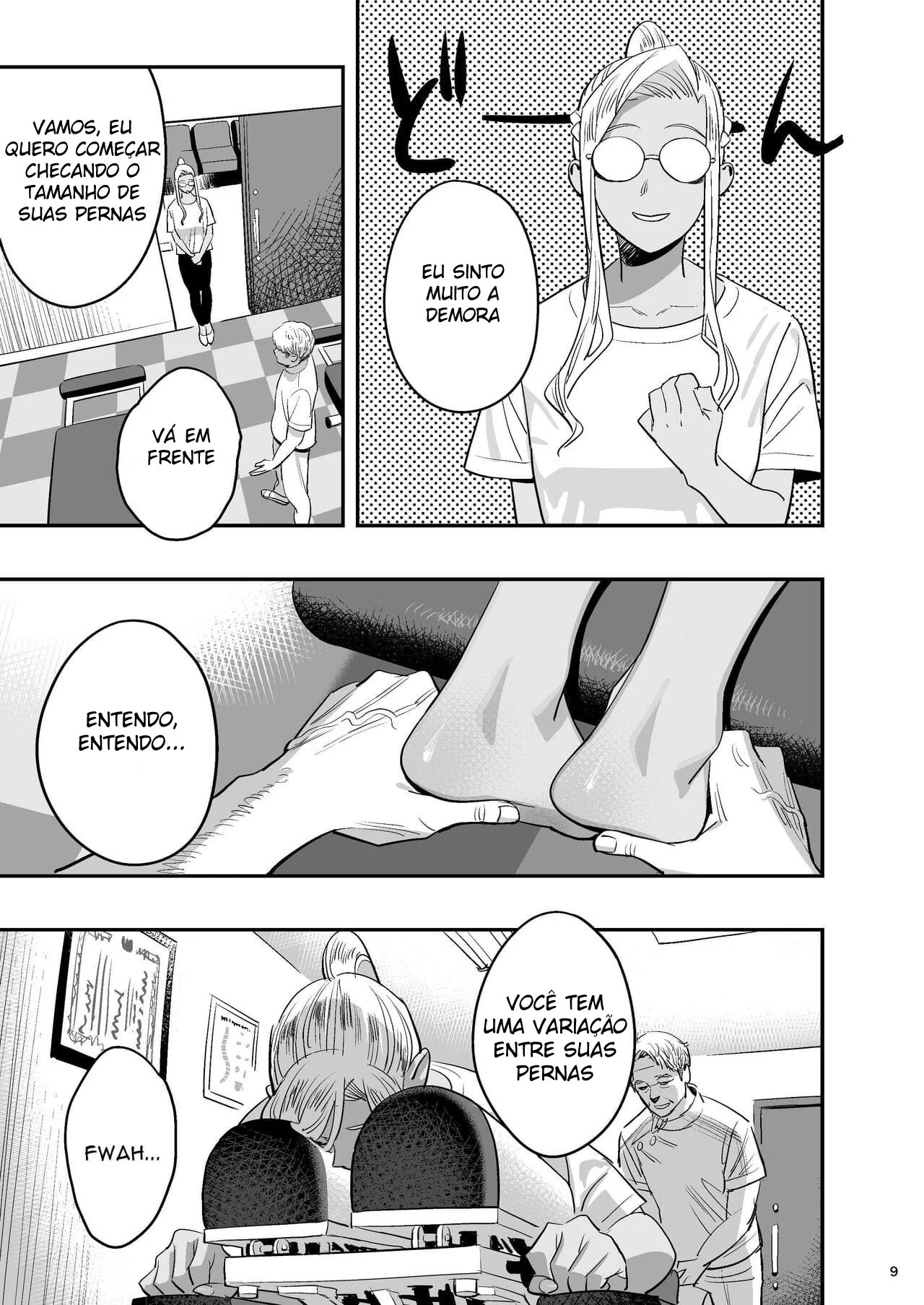 Quiroprata Tarado e o Triângulo Amoroso na Sala de Massagem – Hentai HQ