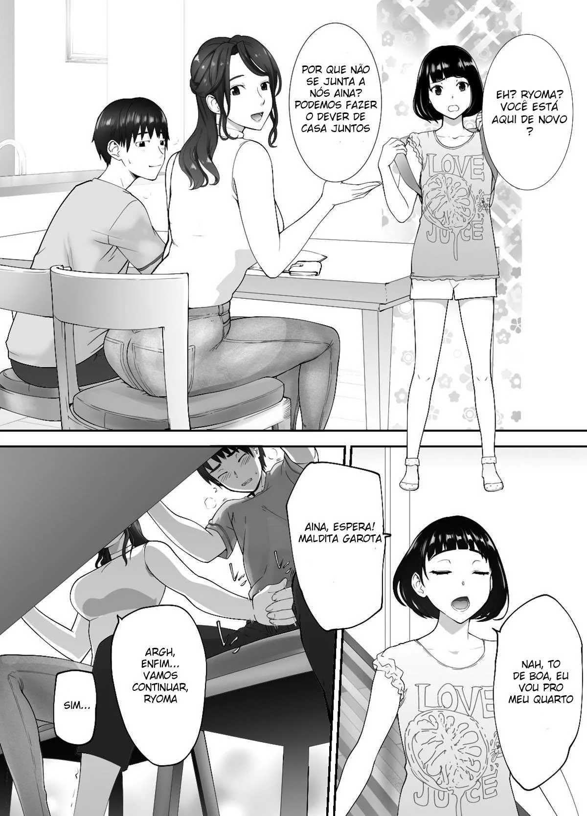 Meu Amigo Enrabando Minha Mãe – hentai HQ Brasileiro