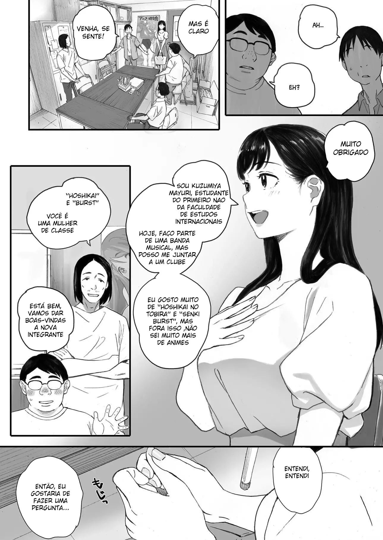 Namorada Inocente se Transforma em Puta no Clube de Mangá – Hentai HQ