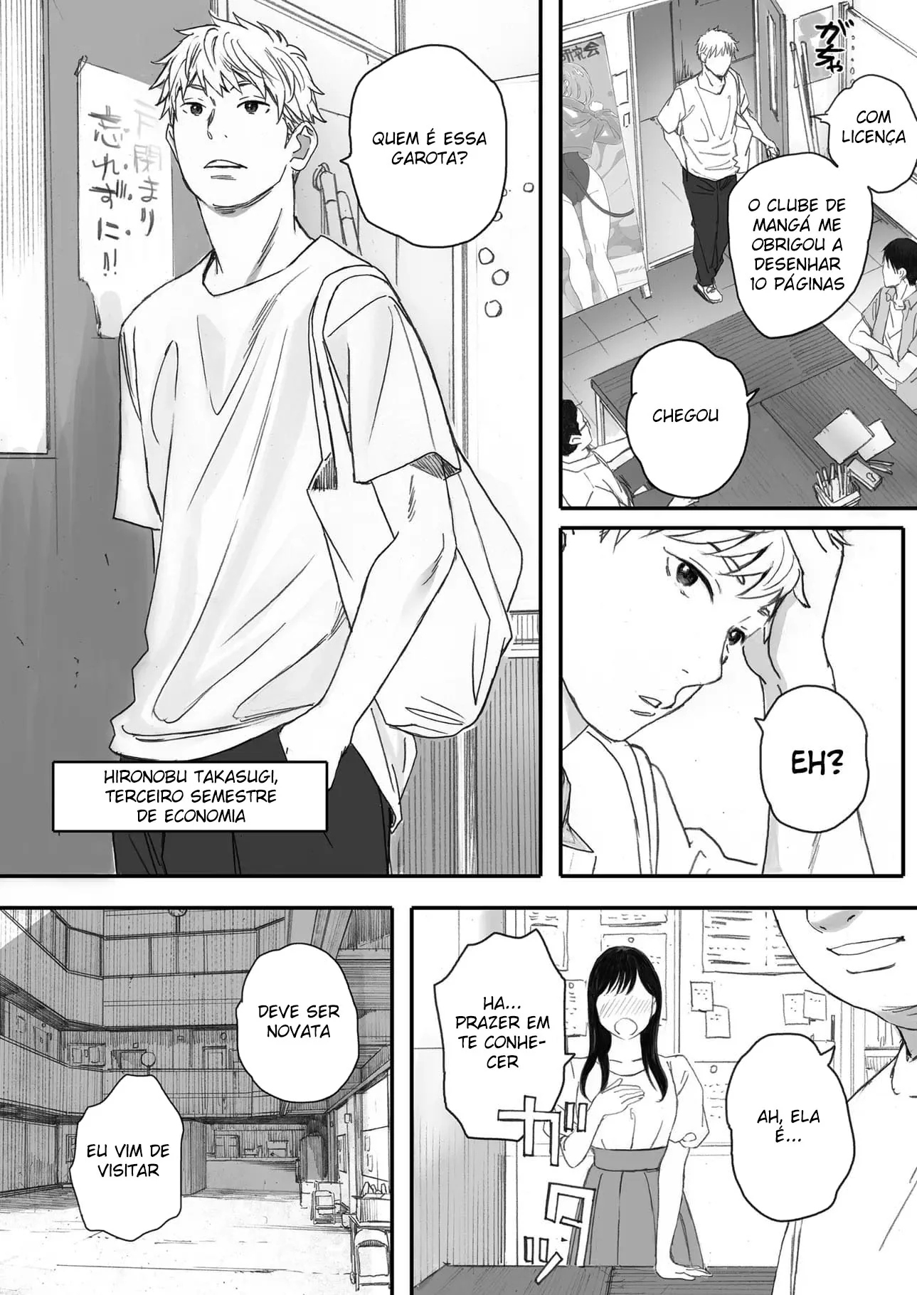 Namorada Inocente se Transforma em Puta no Clube de Mangá – Hentai HQ