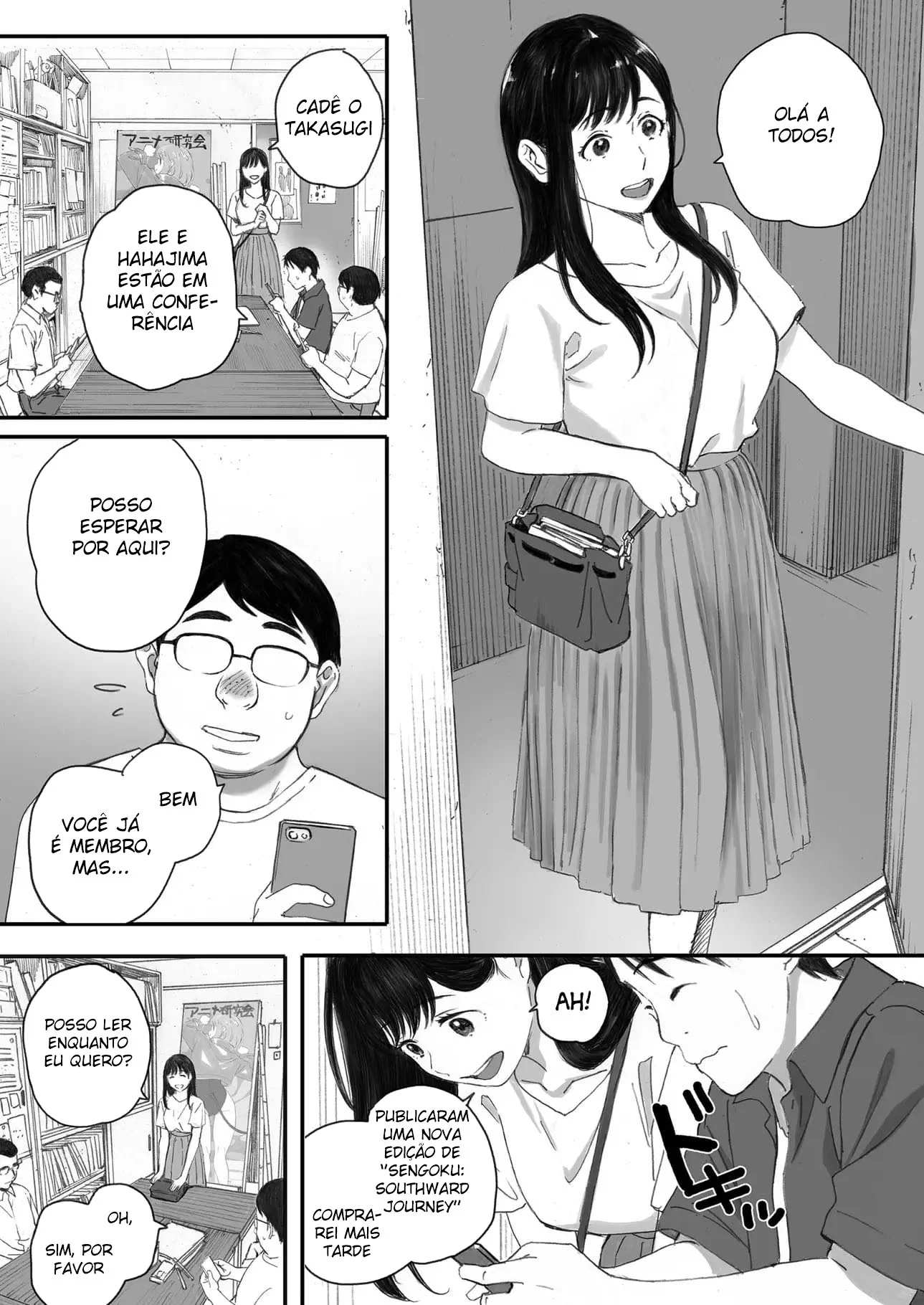 Namorada Inocente se Transforma em Puta no Clube de Mangá – Hentai HQ