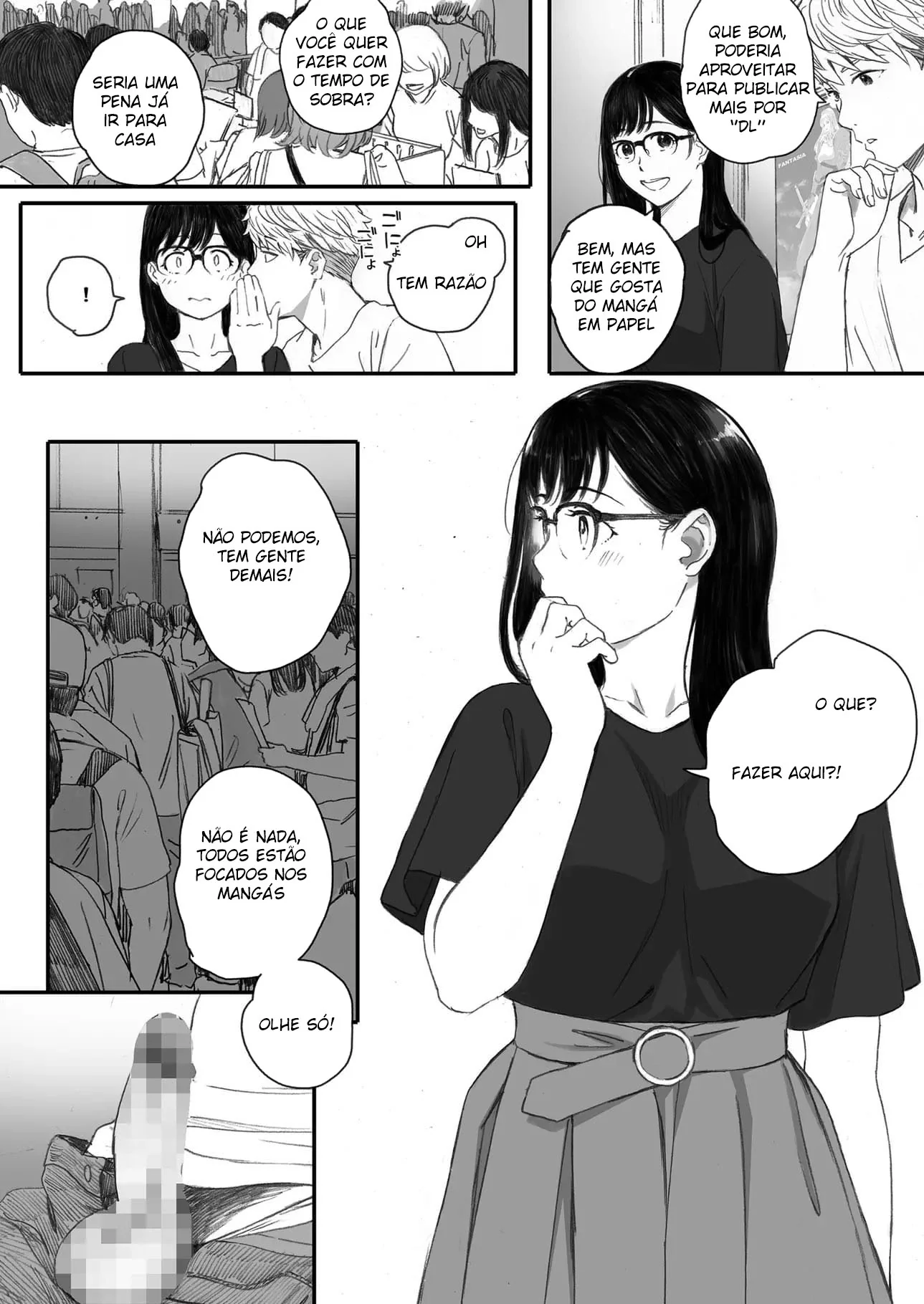 Namorada Inocente se Transforma em Puta no Clube de Mangá – Hentai HQ