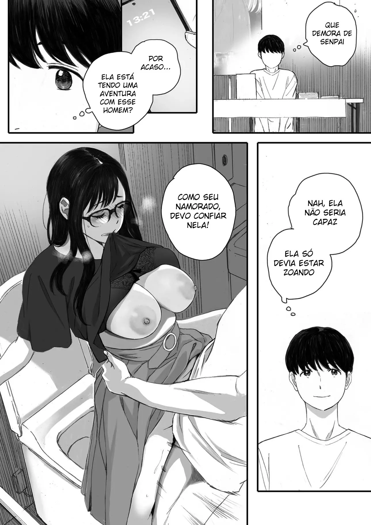 Namorada Inocente se Transforma em Puta no Clube de Mangá – Hentai HQ