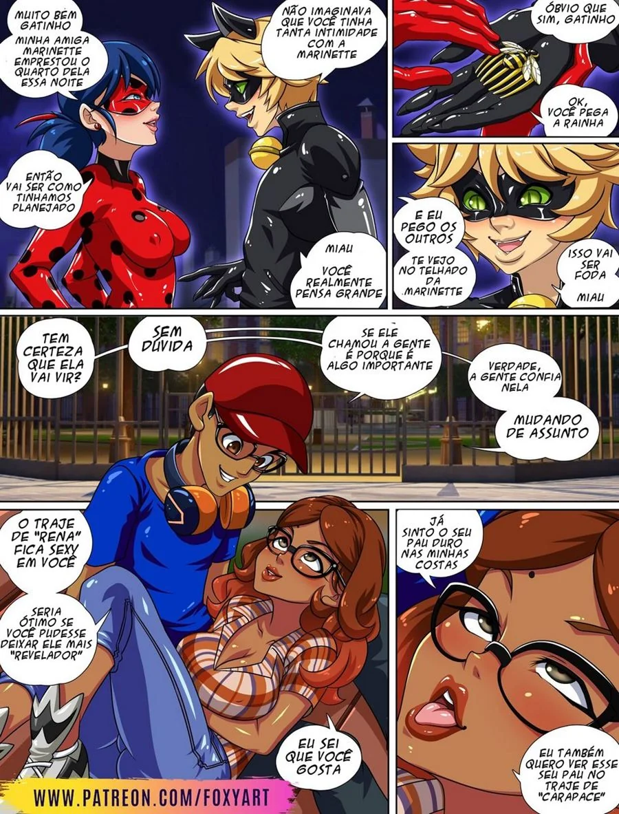 Catnoir Enfia a Rola na Buceta da Ladybug – Hentai HQ Brasileiro