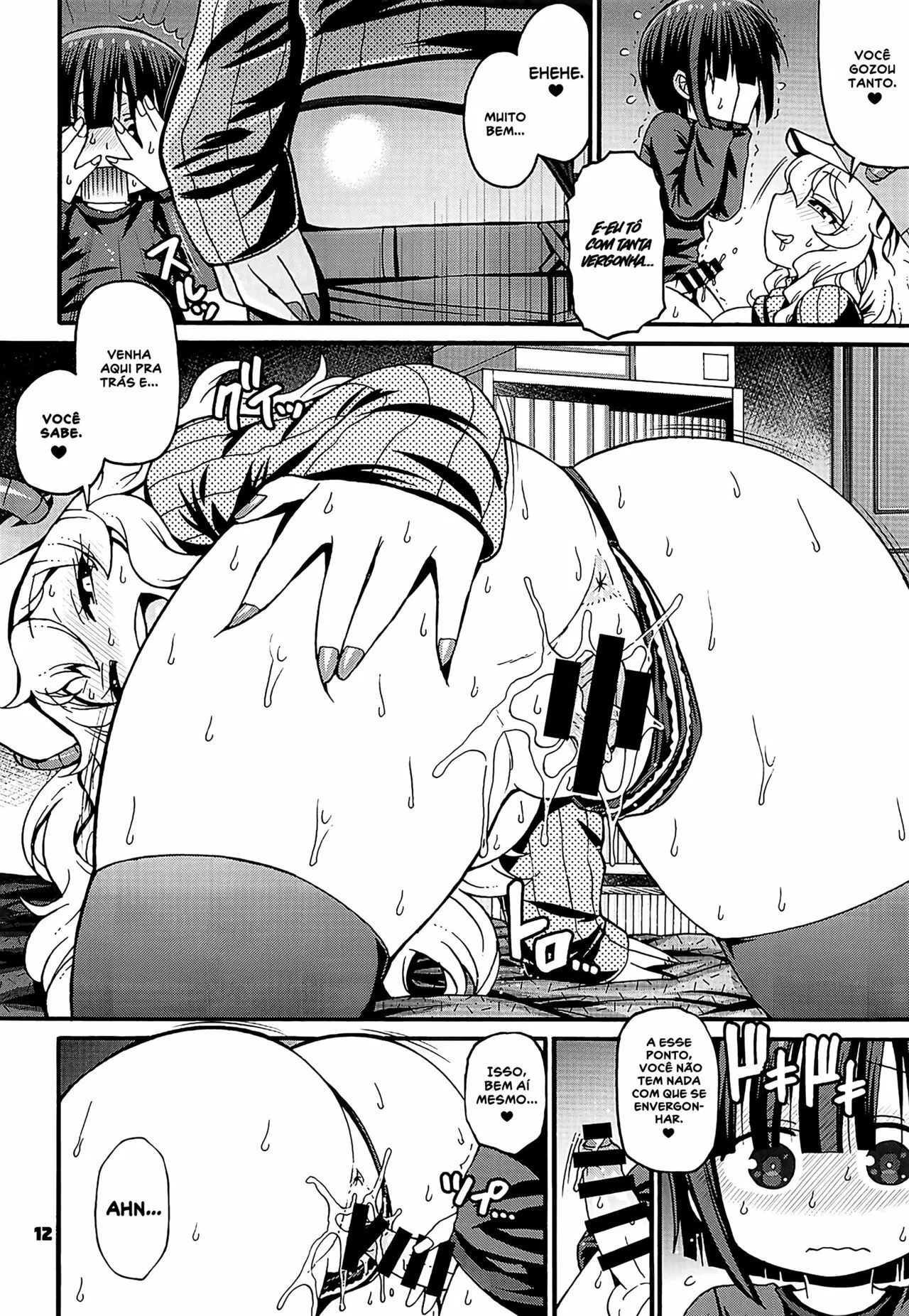 Quetzalcoatl metendo sua piroca na buceta apertada do Shouta Magatsuchi em HQ Brasileiro