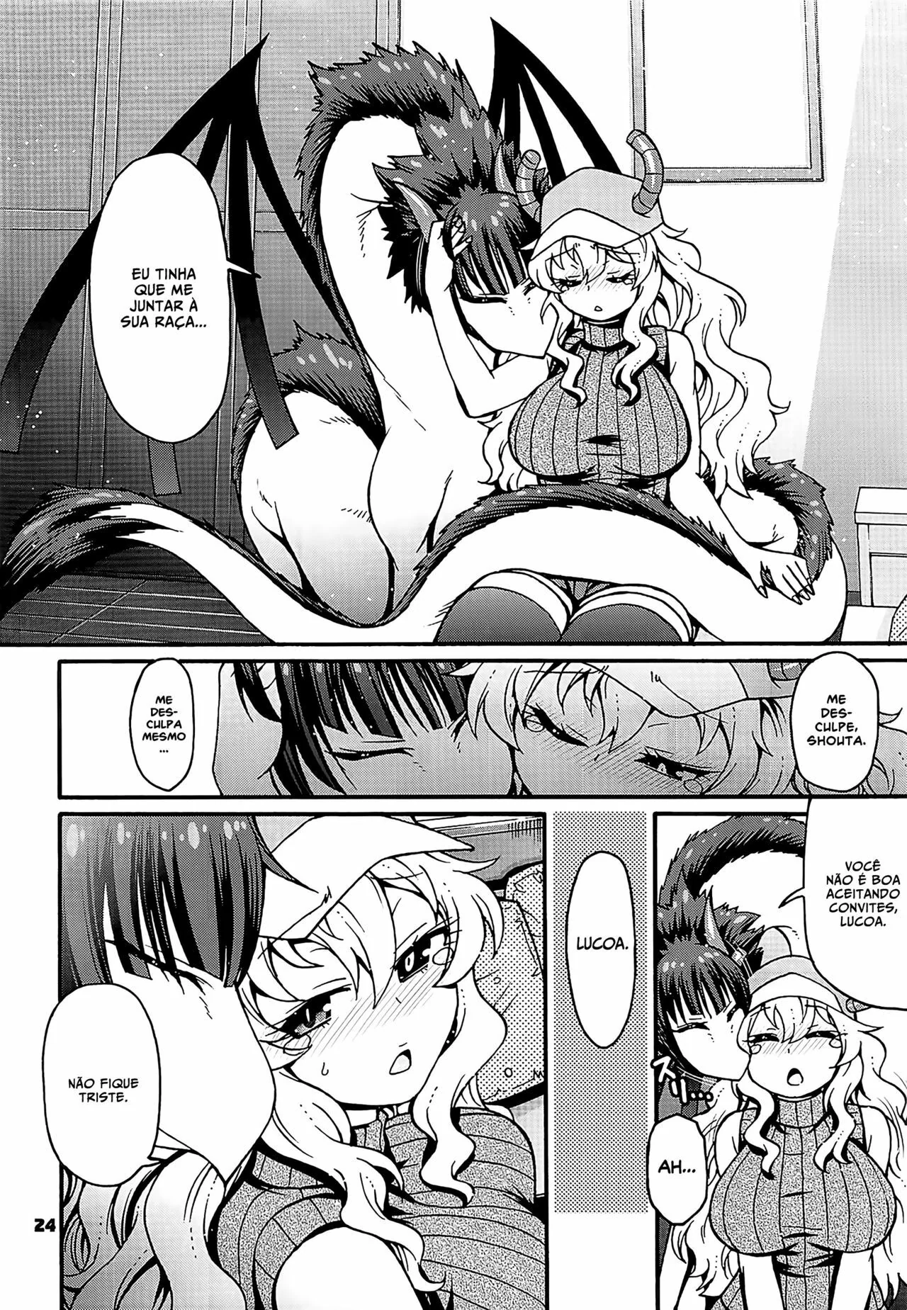 Quetzalcoatl metendo sua piroca na buceta apertada do Shouta Magatsuchi em HQ Brasileiro