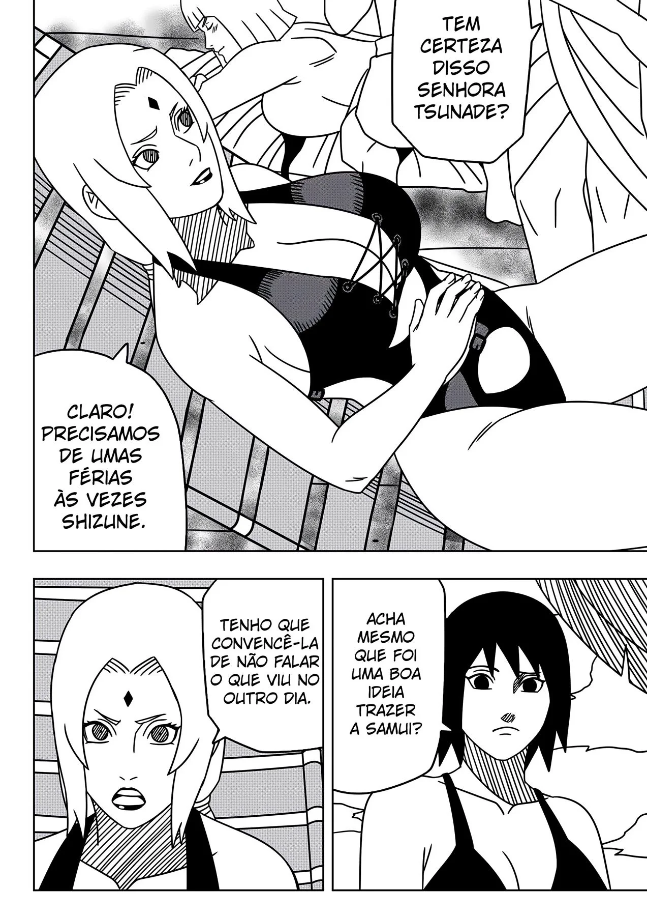 Naruto Hq: Tsunade Planeja Colocar Um Filho na Buceta de Naruto na Praia – Hentai Brasil