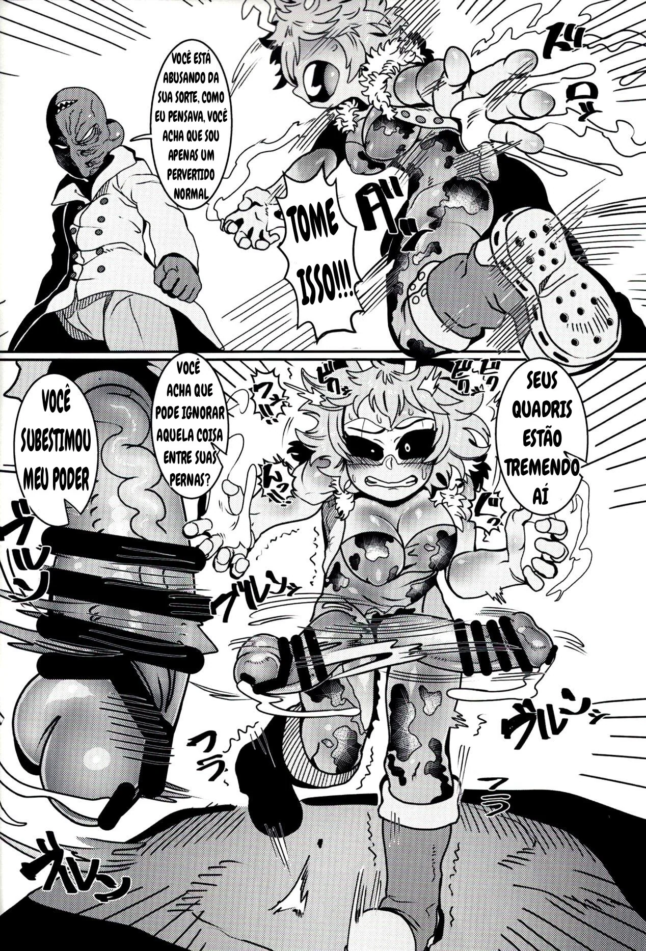 Heróis em Ação: Mina Ashido Encara Rola Grande em Hentai HQ Brasileiro