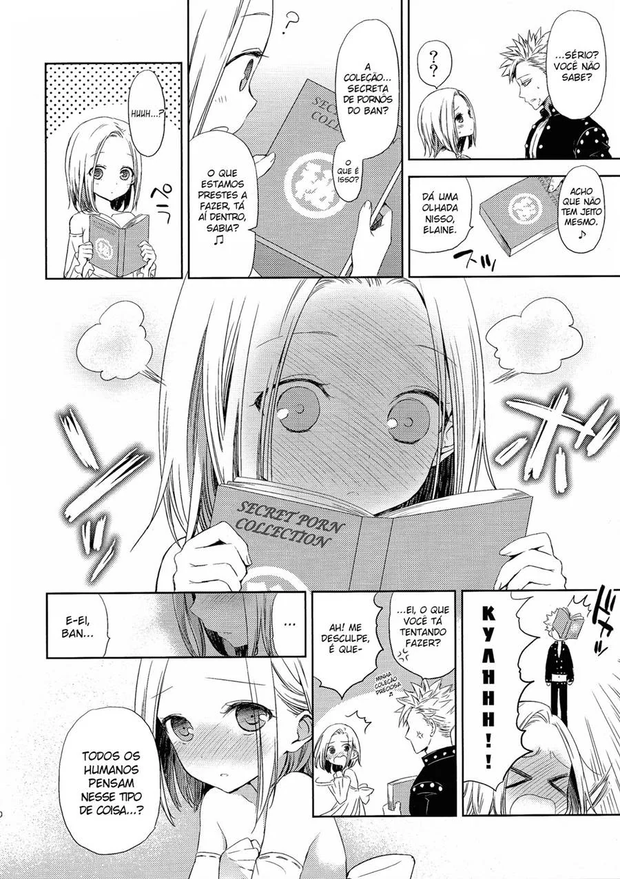 Ban fazendo sexo gostoso com Elaine em Nanatsu no Taizai Hentai HQ