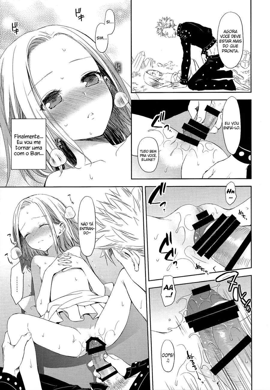 Ban fazendo sexo gostoso com Elaine em Nanatsu no Taizai Hentai HQ