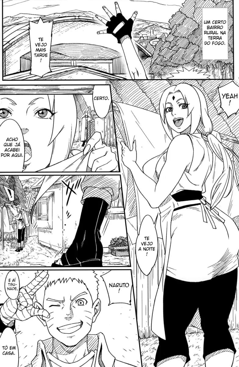Tsunade e Naruto: Treinamento quente em HQ Brasileiro” em hentai HQ