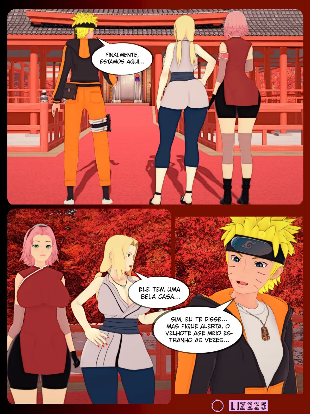 Naruto Hentai: Orgia na Pousada – O Pervertido Proprietário” em HQ Brasileiro