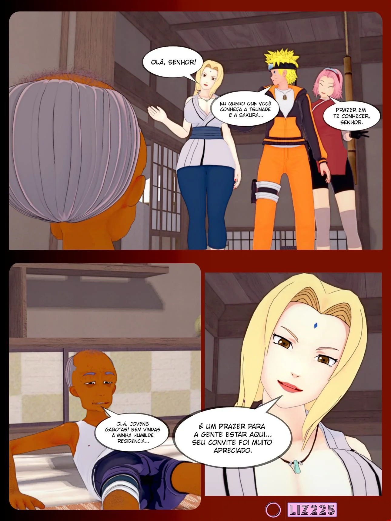 Naruto Hentai: Orgia na Pousada – O Pervertido Proprietário” em HQ Brasileiro