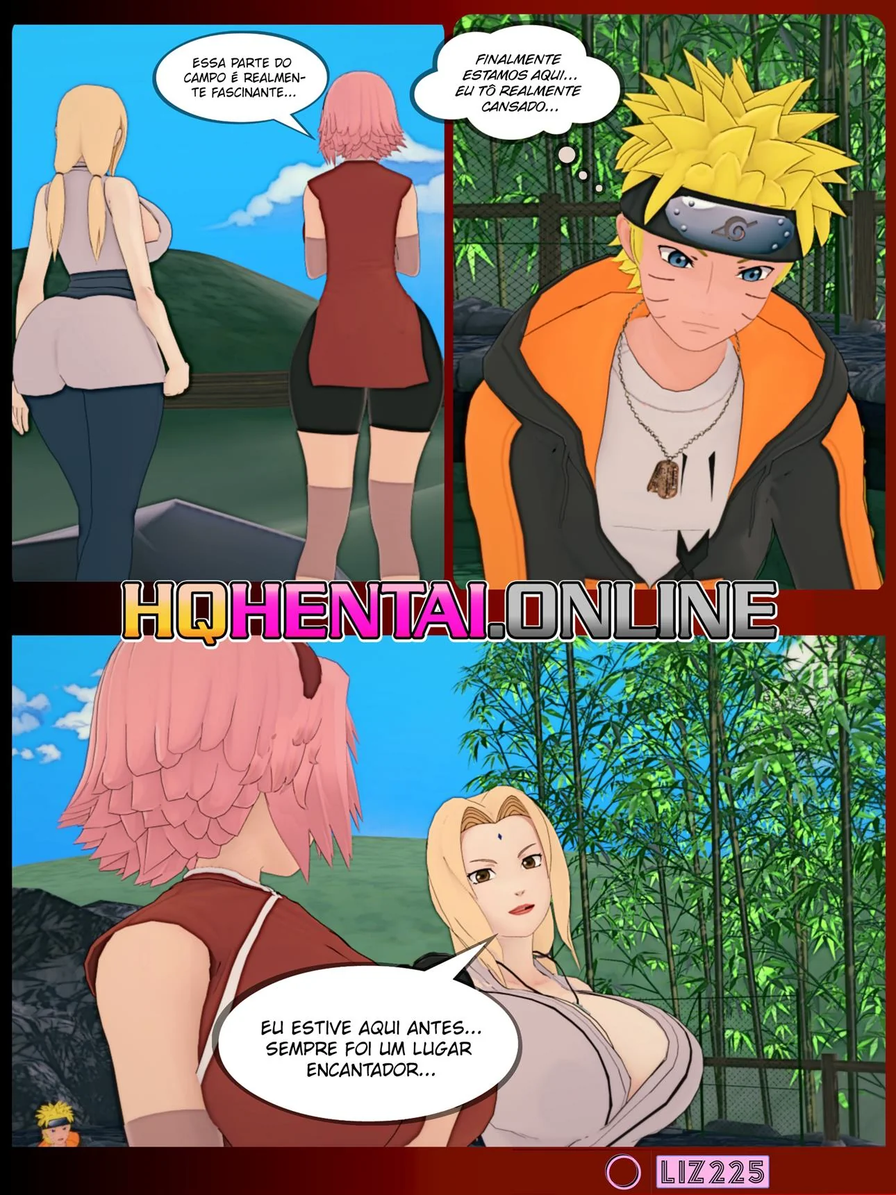 Naruto Hentai: Orgia na Pousada – O Pervertido Proprietário” em HQ Brasileiro