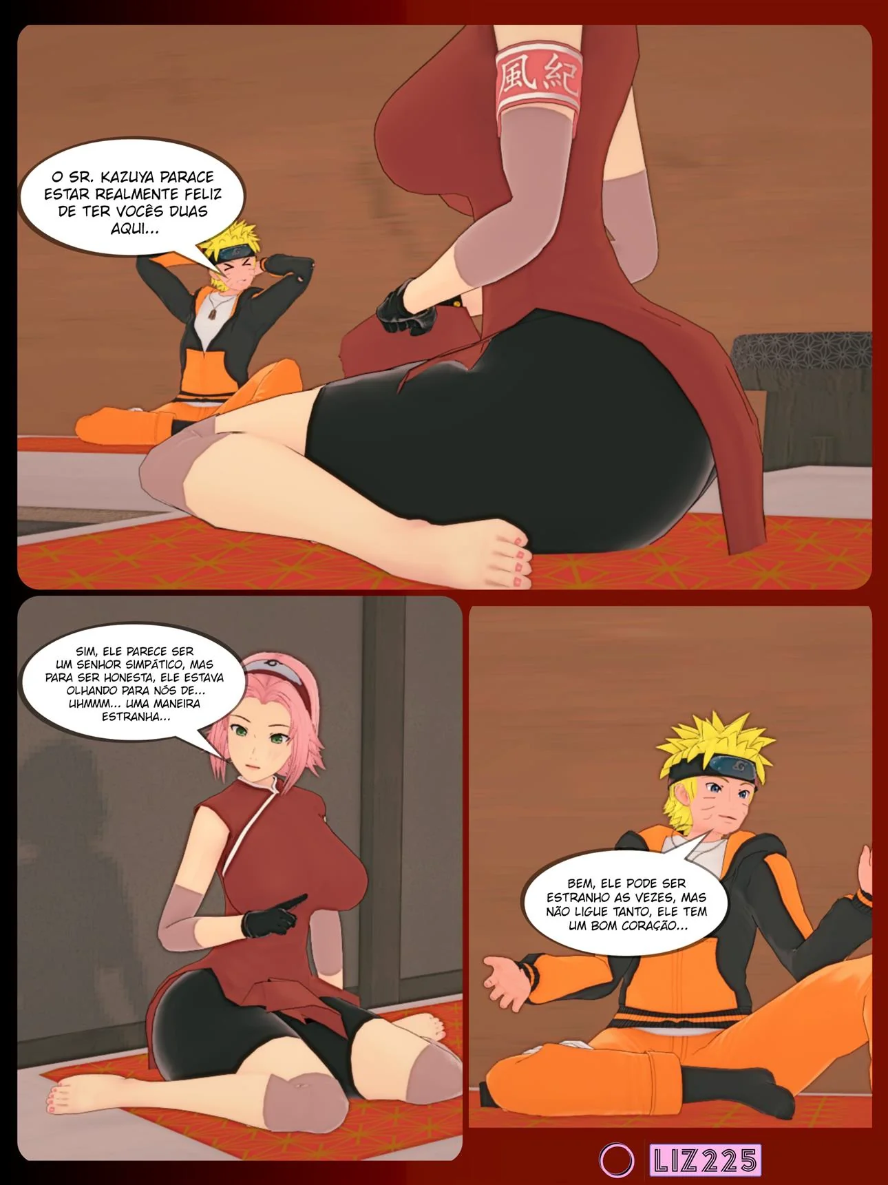 Naruto Hentai: Orgia na Pousada – O Pervertido Proprietário” em HQ Brasileiro