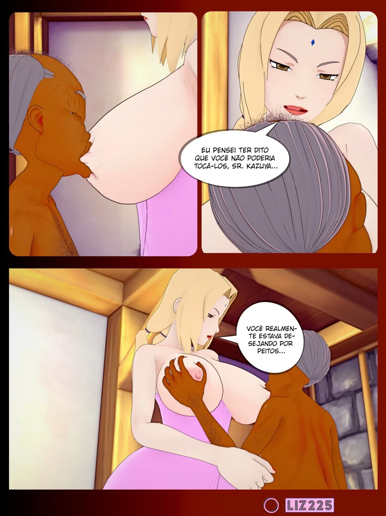 Naruto Hentai: Orgia na Pousada – O Pervertido Proprietário” em HQ Brasileiro