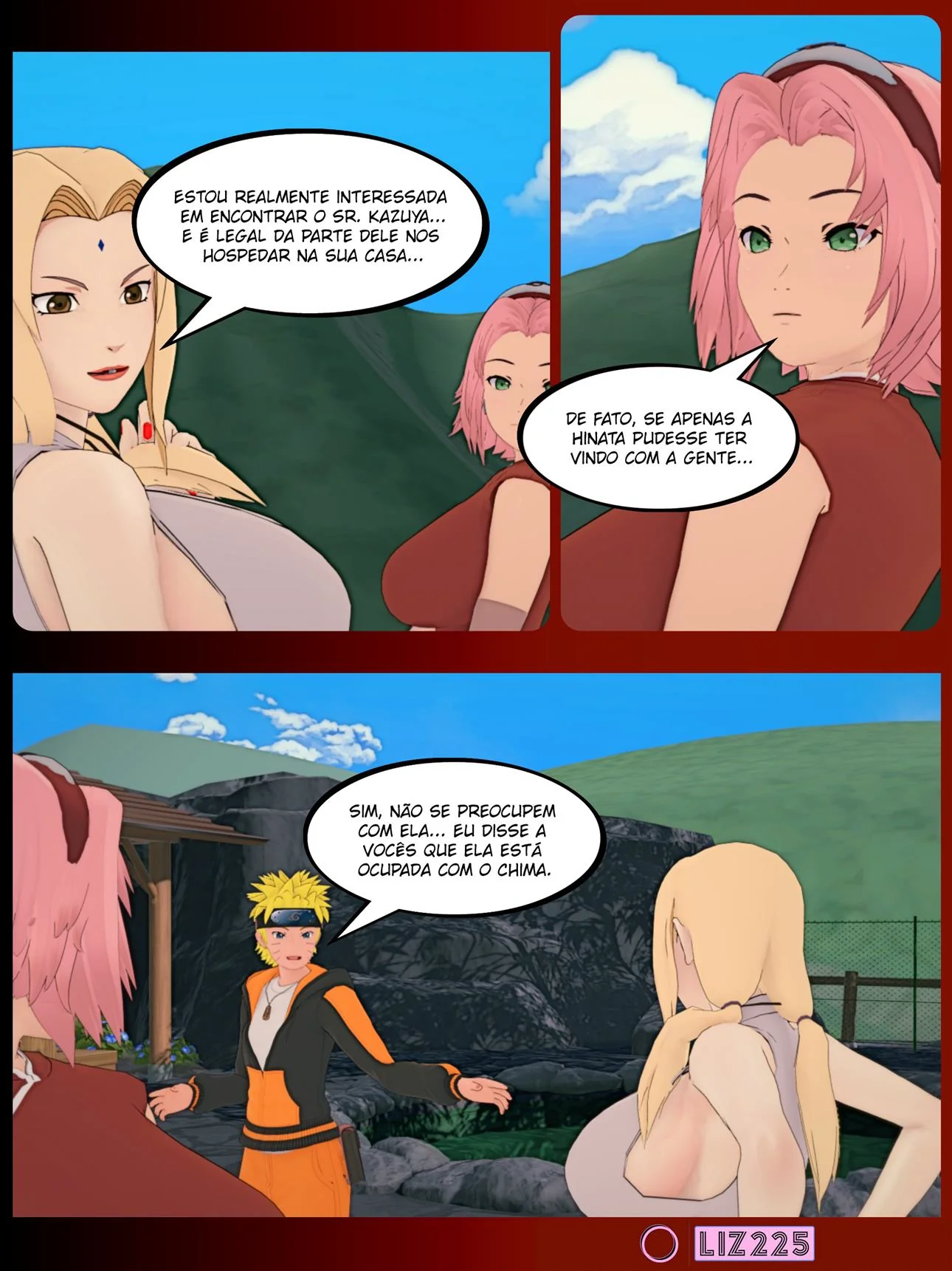 Naruto Hentai: Orgia na Pousada – O Pervertido Proprietário” em HQ Brasileiro