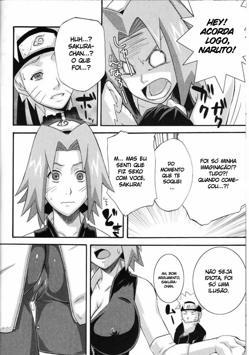 Naruto Fodendo a Bucetinha da Sakura em HQ Brasileiro