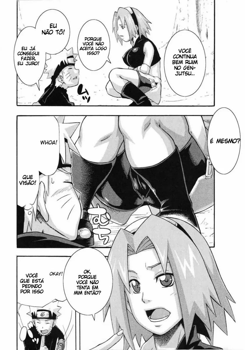 Naruto Fodendo a Bucetinha da Sakura em HQ Brasileiro