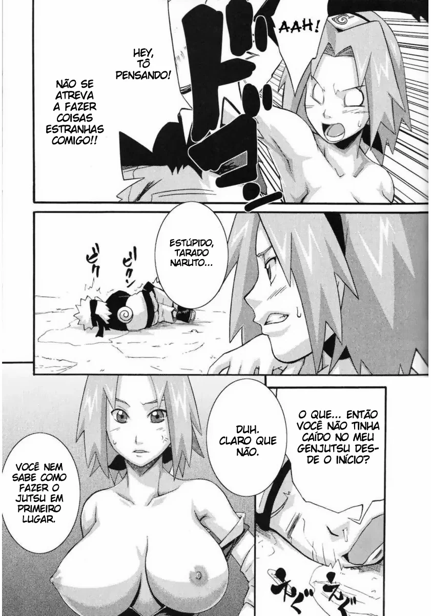 Naruto Fodendo a Bucetinha da Sakura em HQ Brasileiro