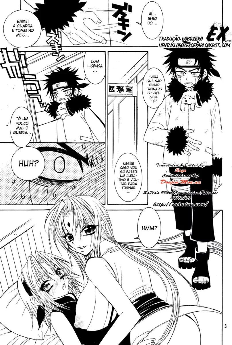 Naruto Porno: Kiba Metendo com Força em Tsunade e Sakura – Em Hentai HQ Brasileiro
