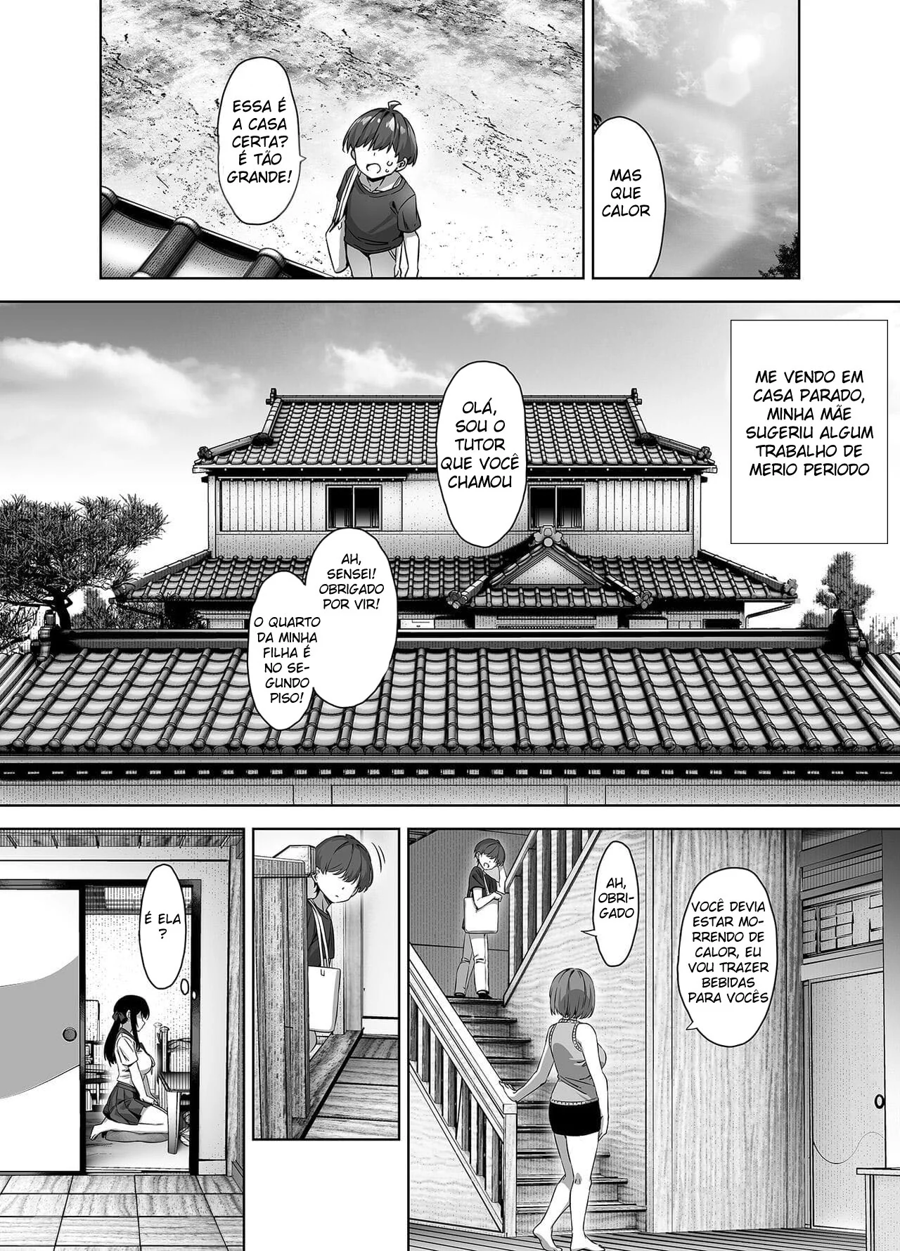 Peituda Sedutora Encontra Pica Tímida em Hentai HQ Brasileiro