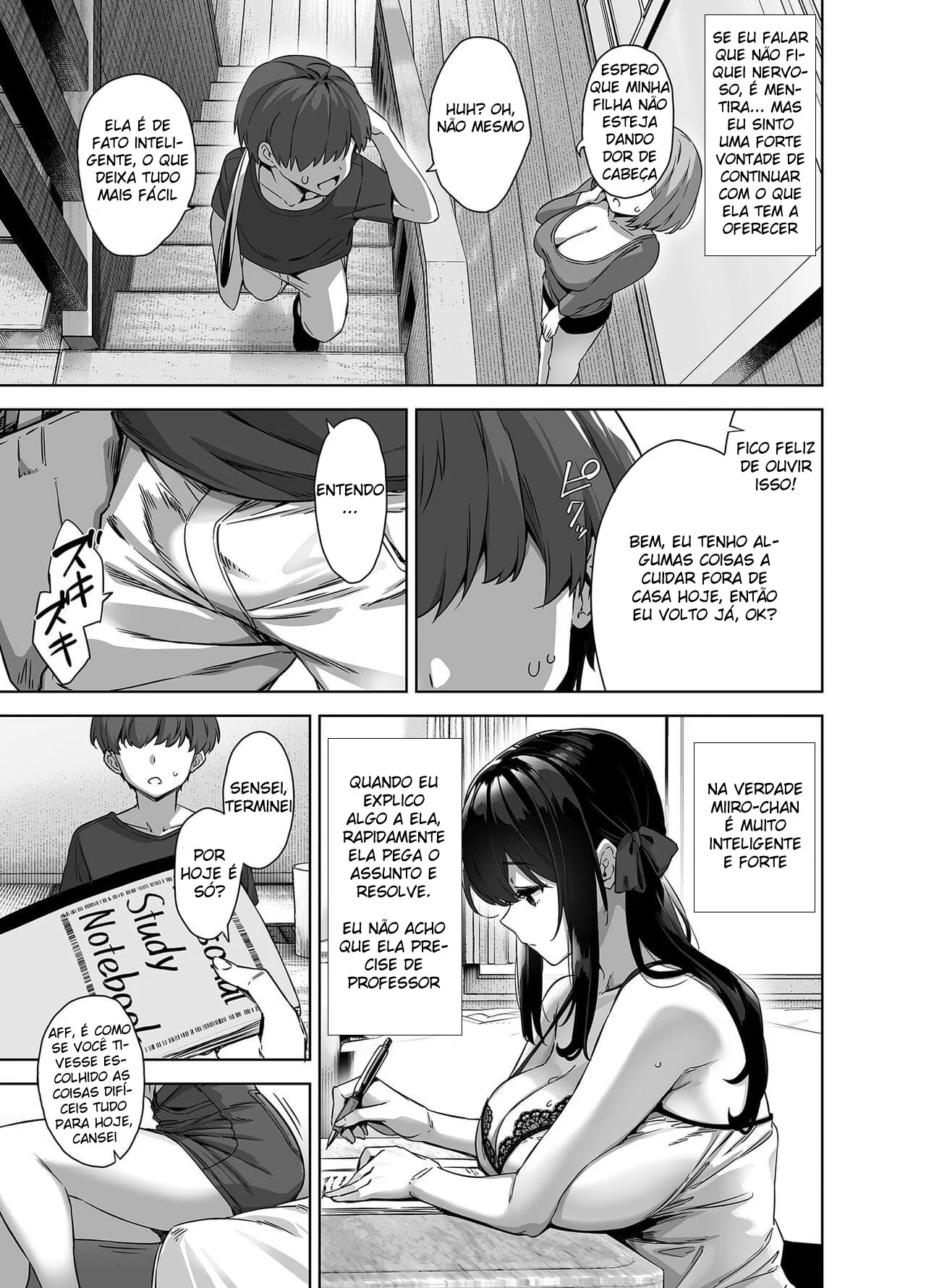 Peituda Sedutora Encontra Pica Tímida em Hentai HQ Brasileiro