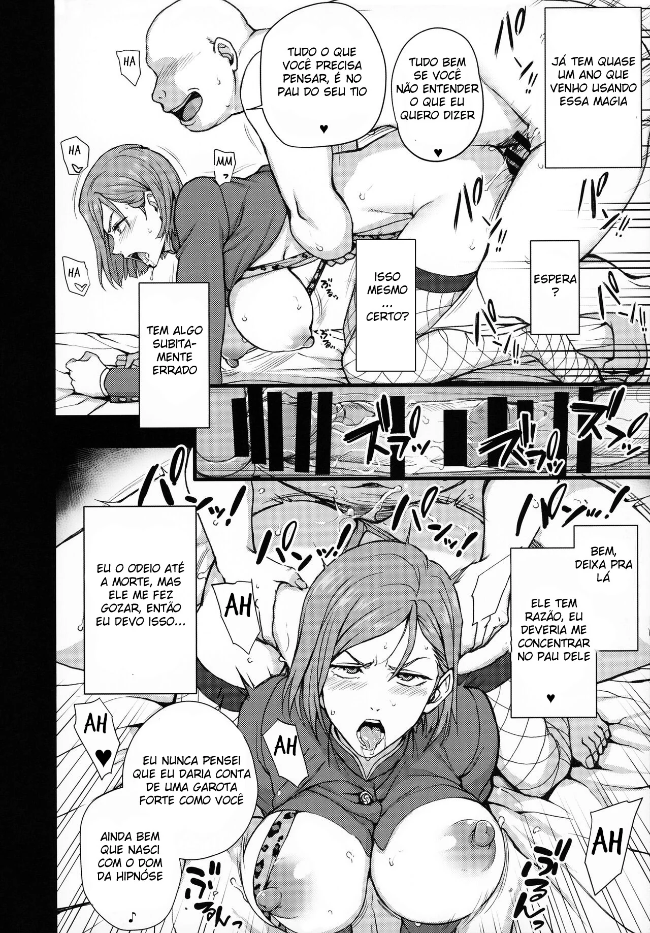 Engravidando de Tesão com a Piroca do Sortudo em Hentai HQ