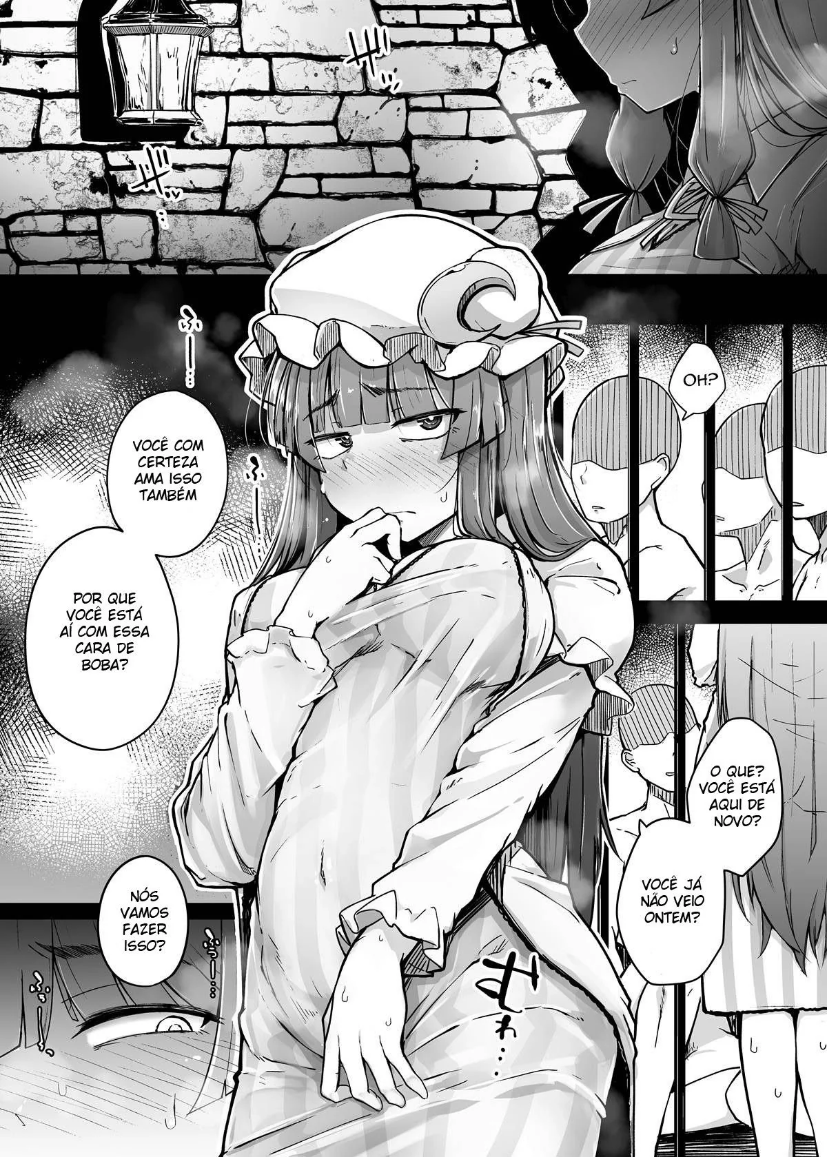Patchouli-sama e o Buraco do Prazer: A Piranha Louca por Piroca no Hentai HQ Brasileiro