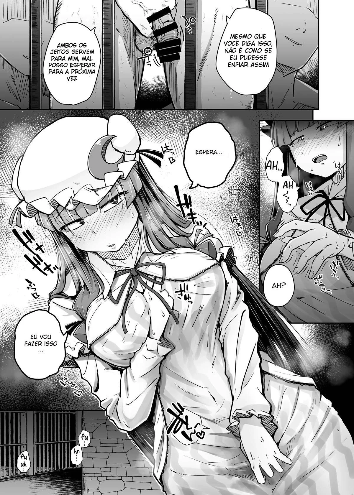 Patchouli-sama e o Buraco do Prazer: A Piranha Louca por Piroca no Hentai HQ Brasileiro