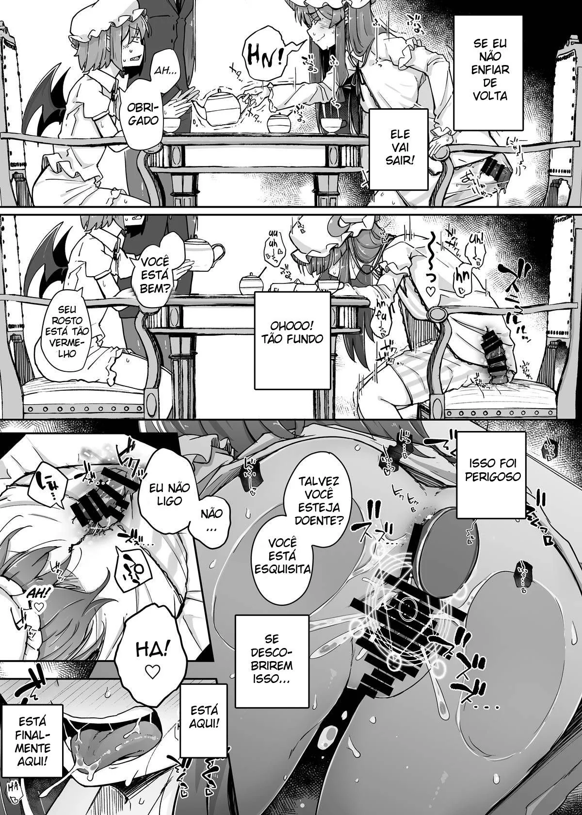 Patchouli-sama e o Buraco do Prazer: A Piranha Louca por Piroca no Hentai HQ Brasileiro