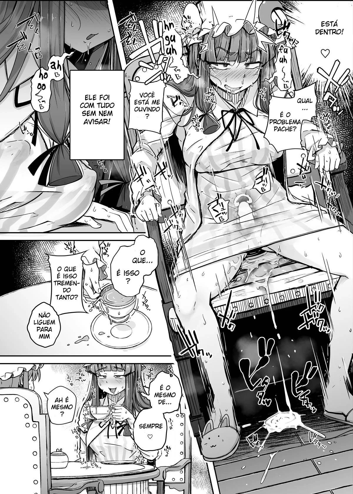 Patchouli-sama e o Buraco do Prazer: A Piranha Louca por Piroca no Hentai HQ Brasileiro