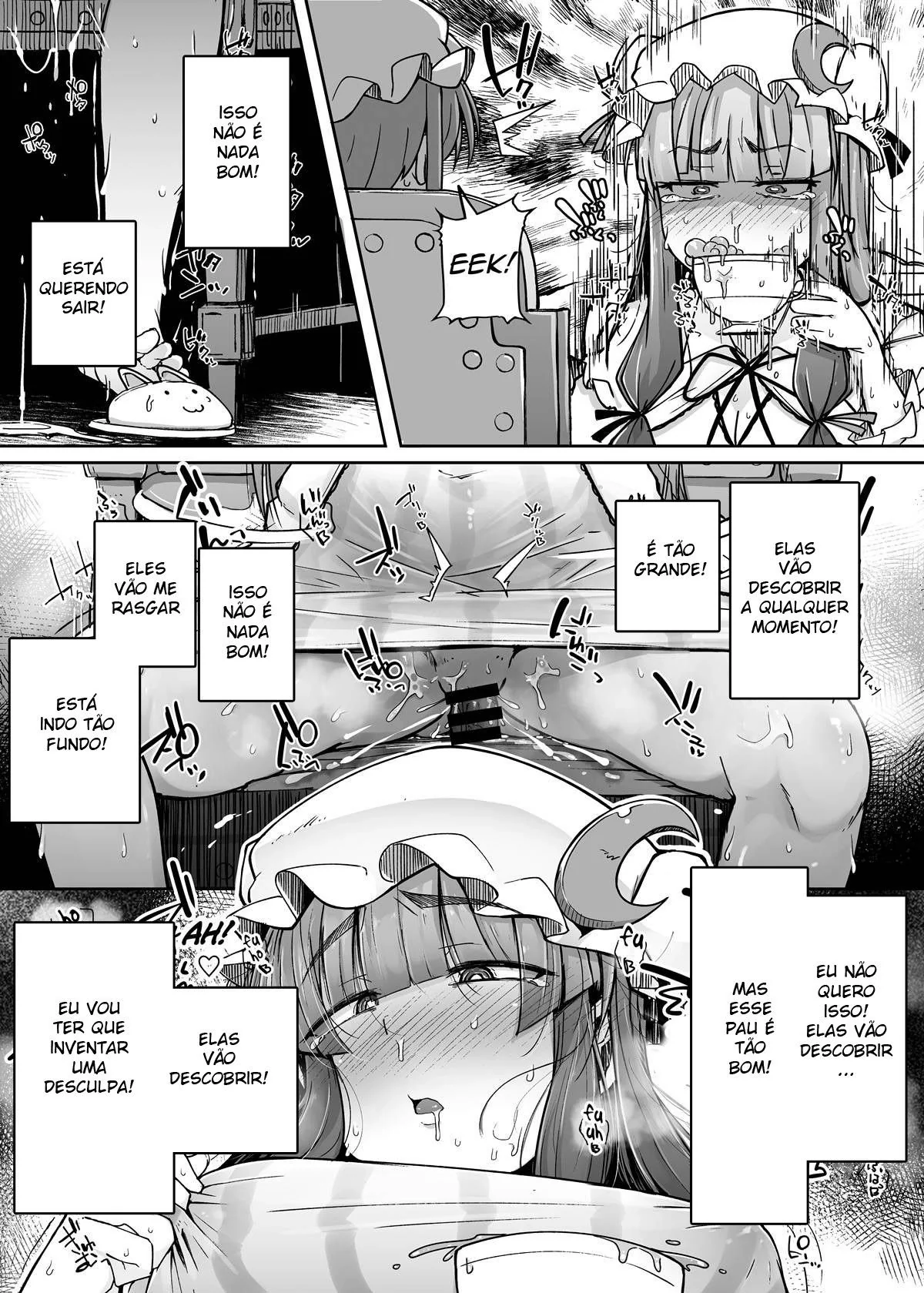 Patchouli-sama e o Buraco do Prazer: A Piranha Louca por Piroca no Hentai HQ Brasileiro
