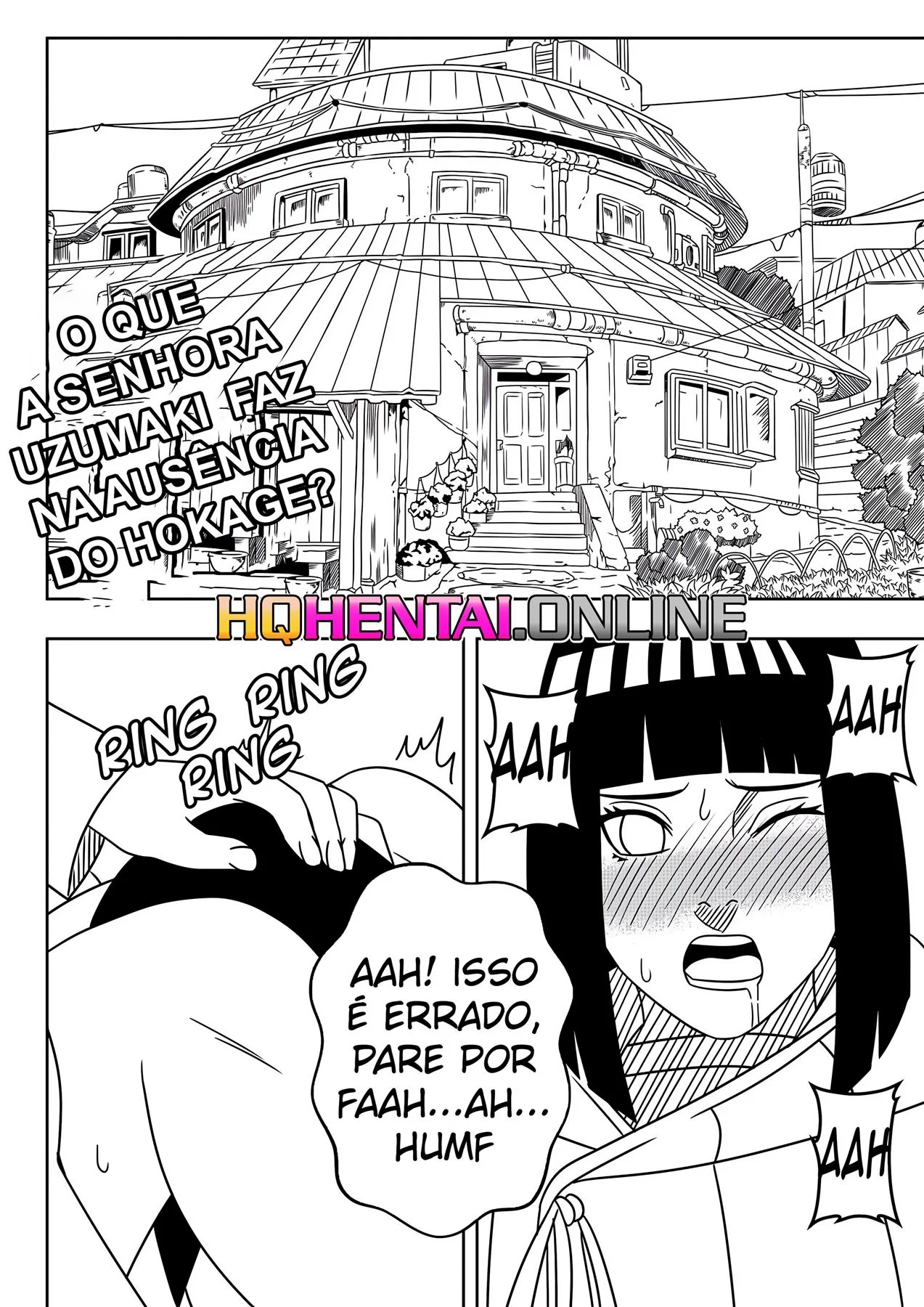 Zetsus Tarados Invadem a Vila da Folha para Foder Todas as Piranhas em Hentai HQ