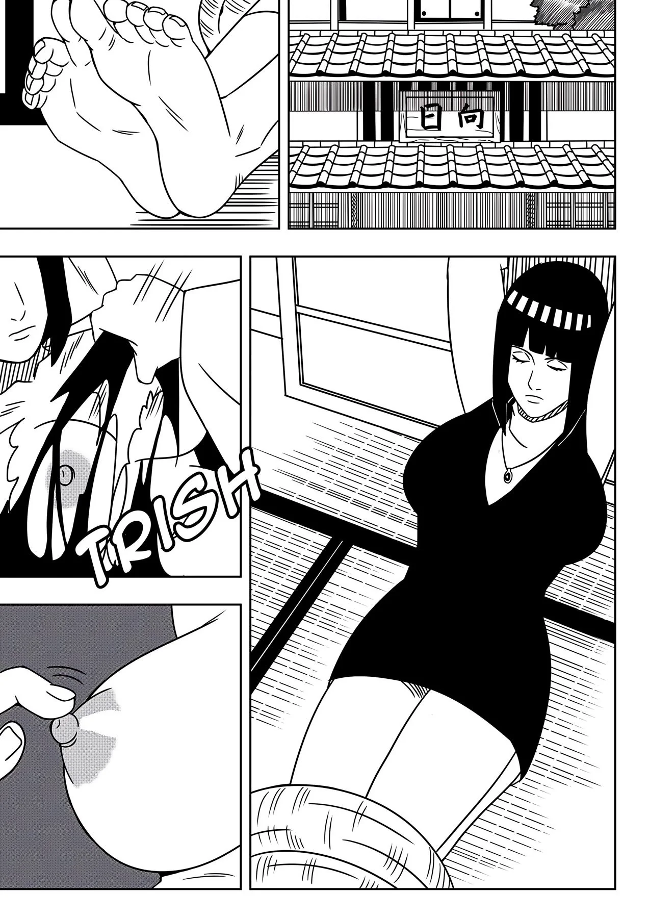 Zetsus Tarados Invadem a Vila da Folha para Foder Todas as Piranhas em Hentai HQ
