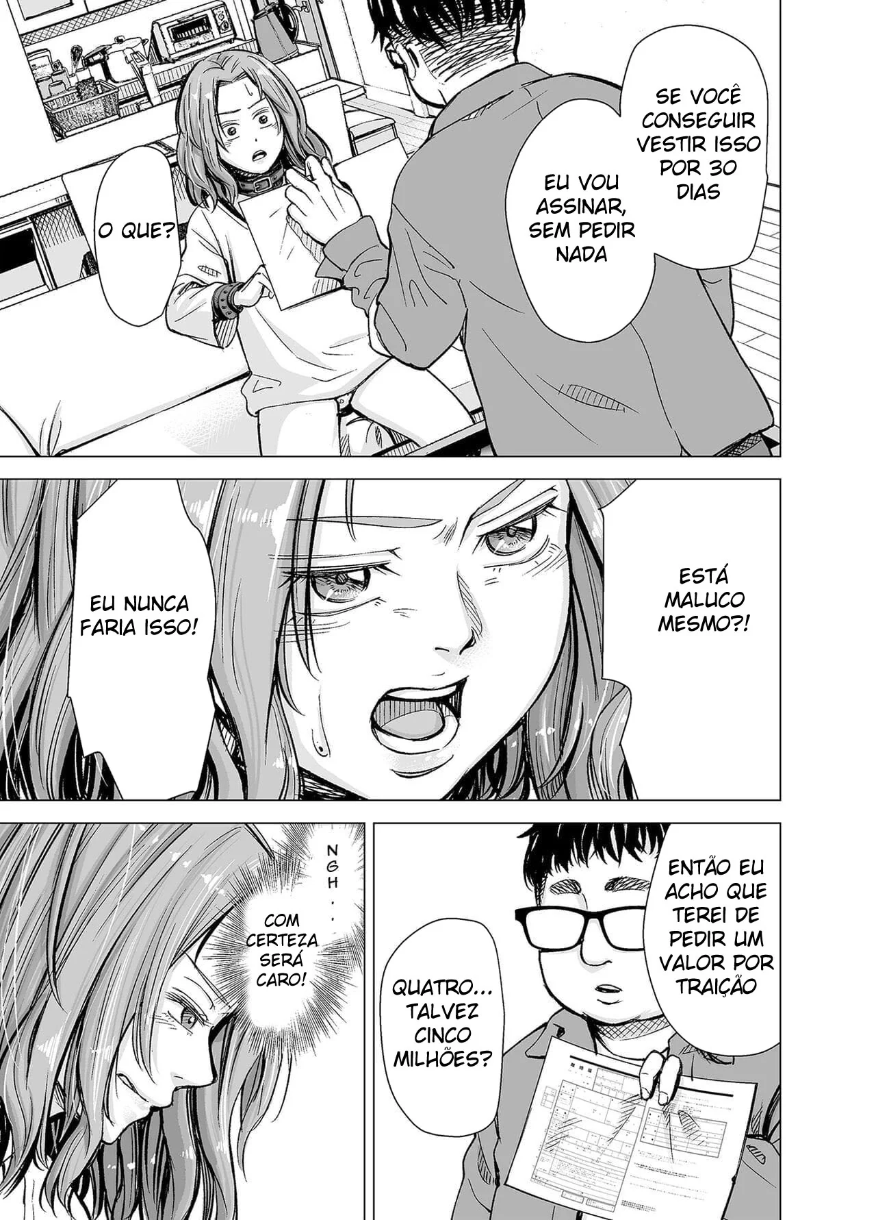 Vingança Cerebral: Esposa Safada Trai Marido e Acaba Submetida a Chantagem Sexual – HQ de Hentai Brasileiro