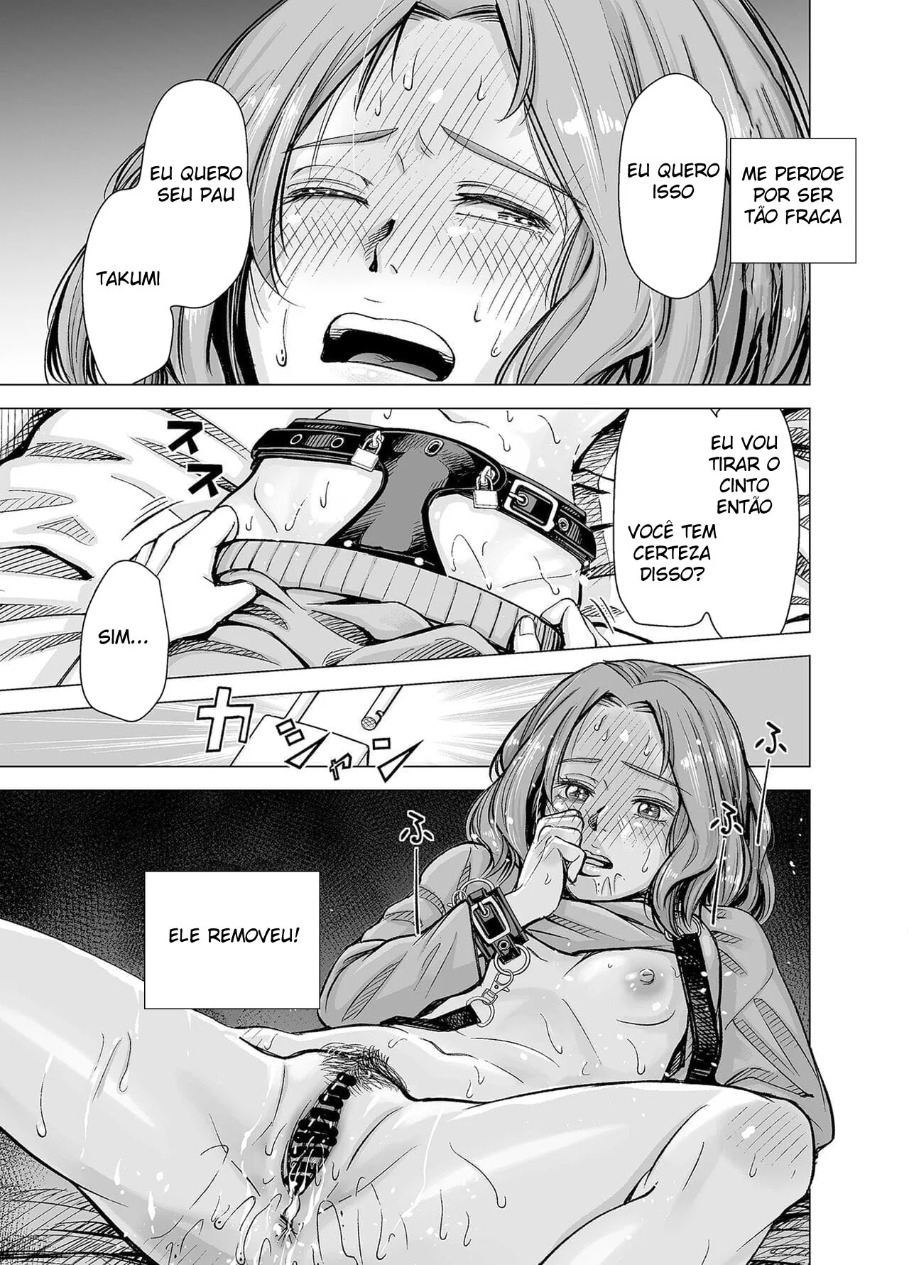 Vingança Cerebral: Esposa Safada Trai Marido e Acaba Submetida a Chantagem Sexual – HQ de Hentai Brasileiro