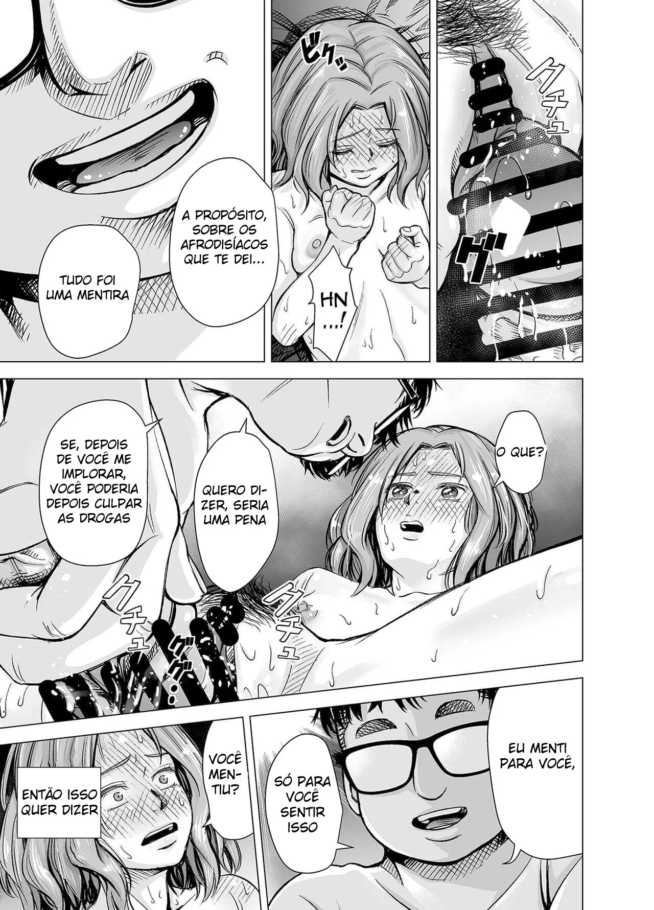 Vingança Cerebral: Esposa Safada Trai Marido e Acaba Submetida a Chantagem Sexual – HQ de Hentai Brasileiro