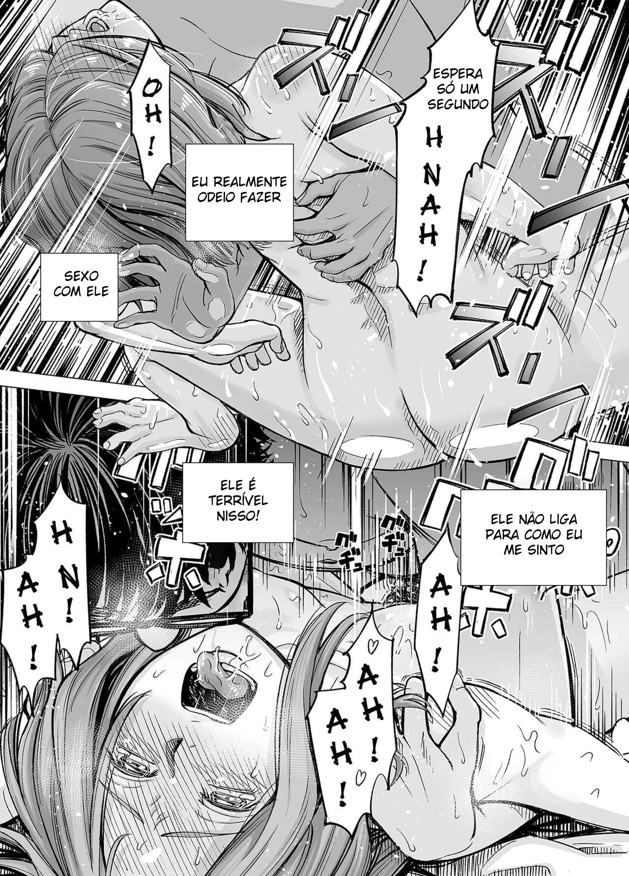 Vingança Cerebral: Esposa Safada Trai Marido e Acaba Submetida a Chantagem Sexual – HQ de Hentai Brasileiro