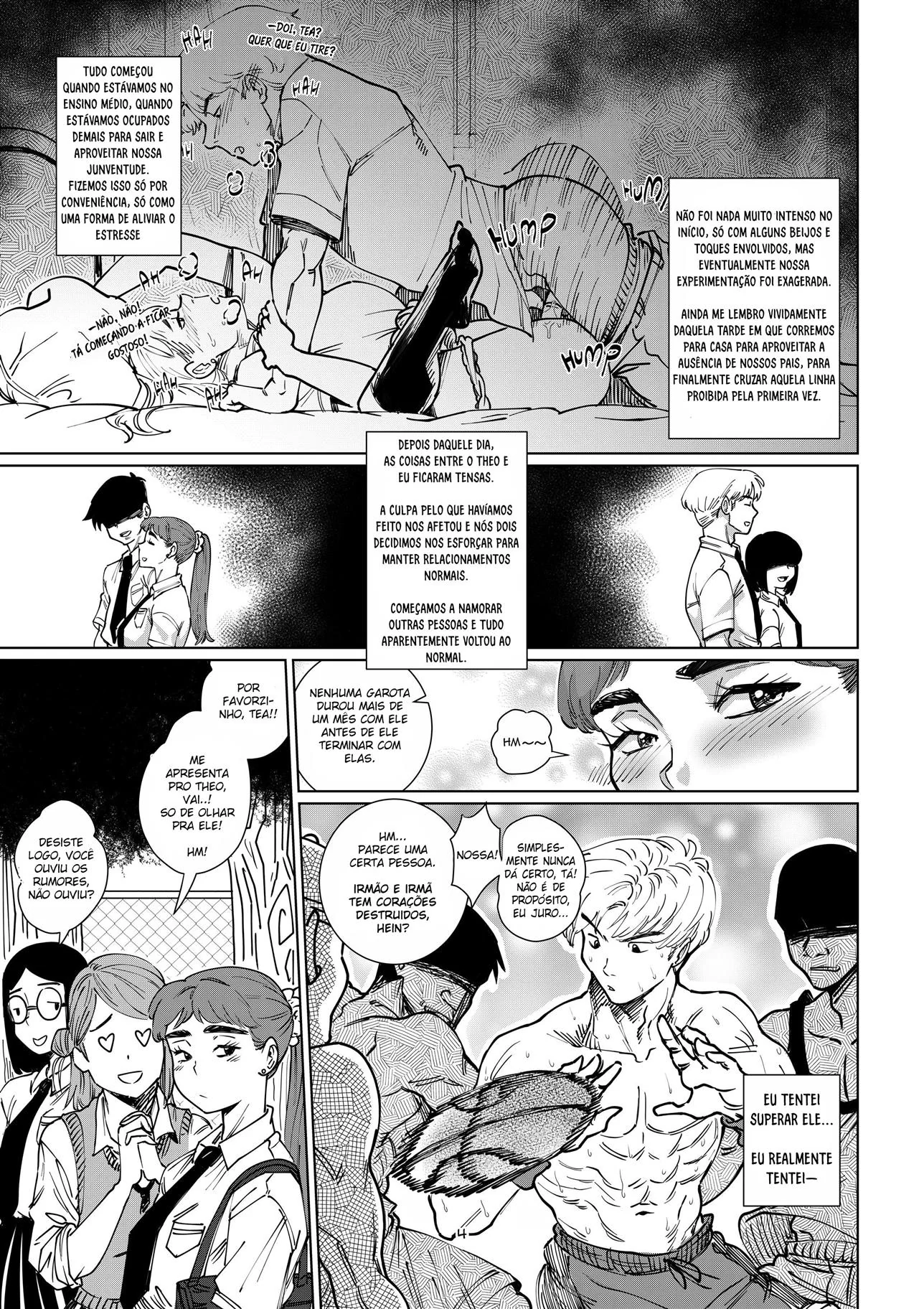 Theo e Tea: A Putaria Entre Quatro Paredes | Hentai HQ Brasileiro