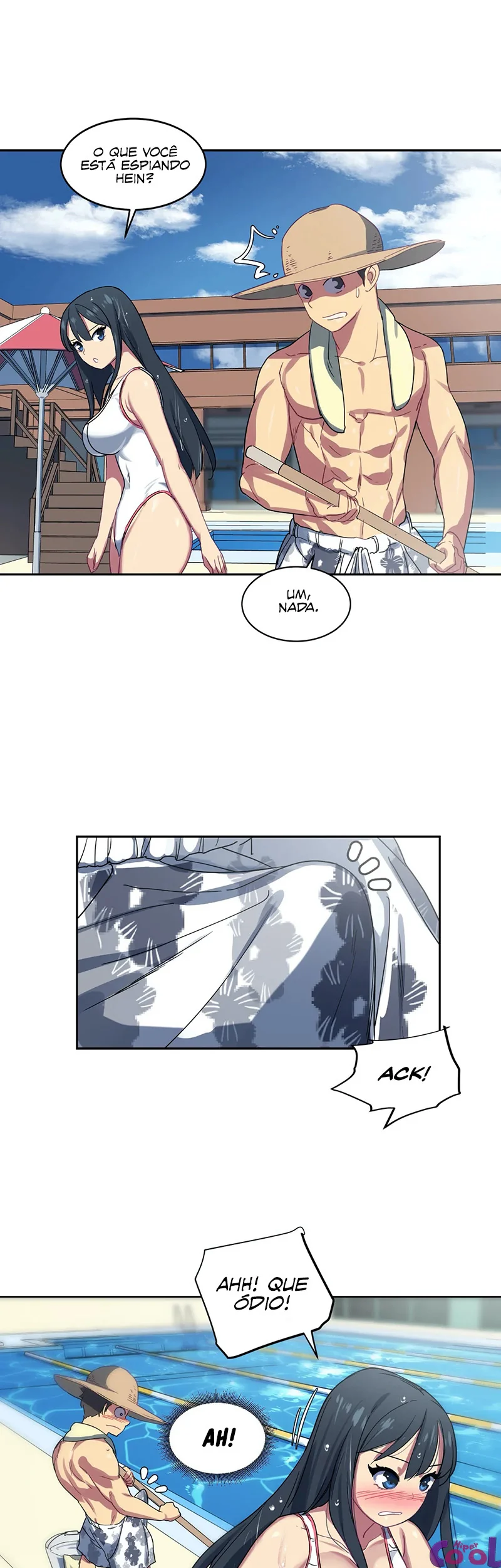 O Zelador Tarado da Buceta Molhada em HQ Brasileiro