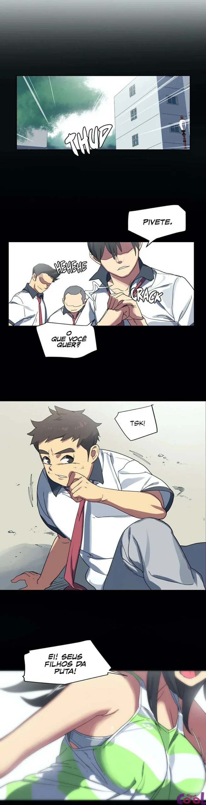 O Zelador Tarado da Buceta Molhada em HQ Brasileiro