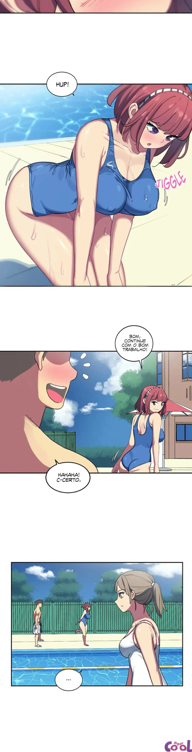 O Zelador Tarado da Buceta Molhada em HQ Brasileiro