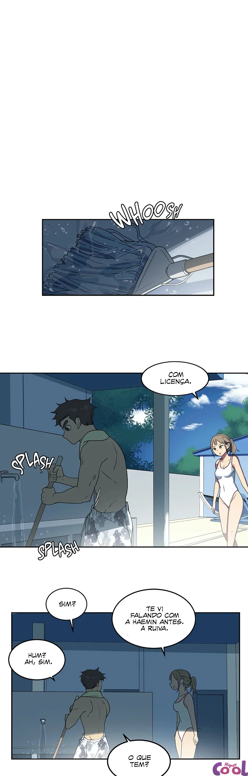 O Zelador Tarado da Buceta Molhada em HQ Brasileiro