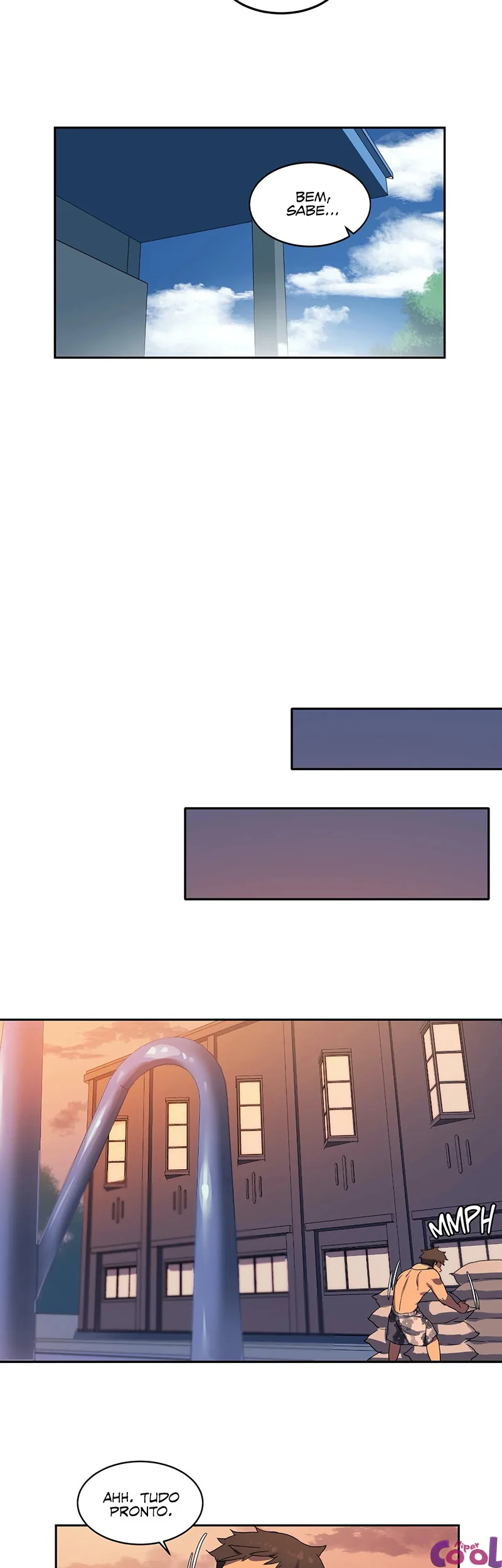 O Zelador Tarado da Buceta Molhada em HQ Brasileiro