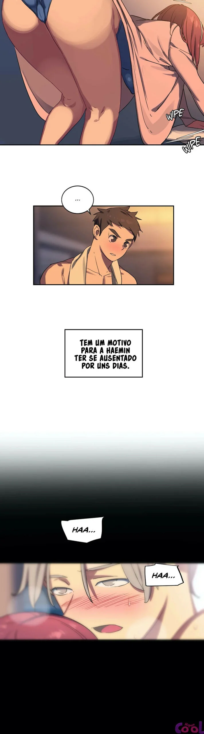 O Zelador Tarado da Buceta Molhada em HQ Brasileiro